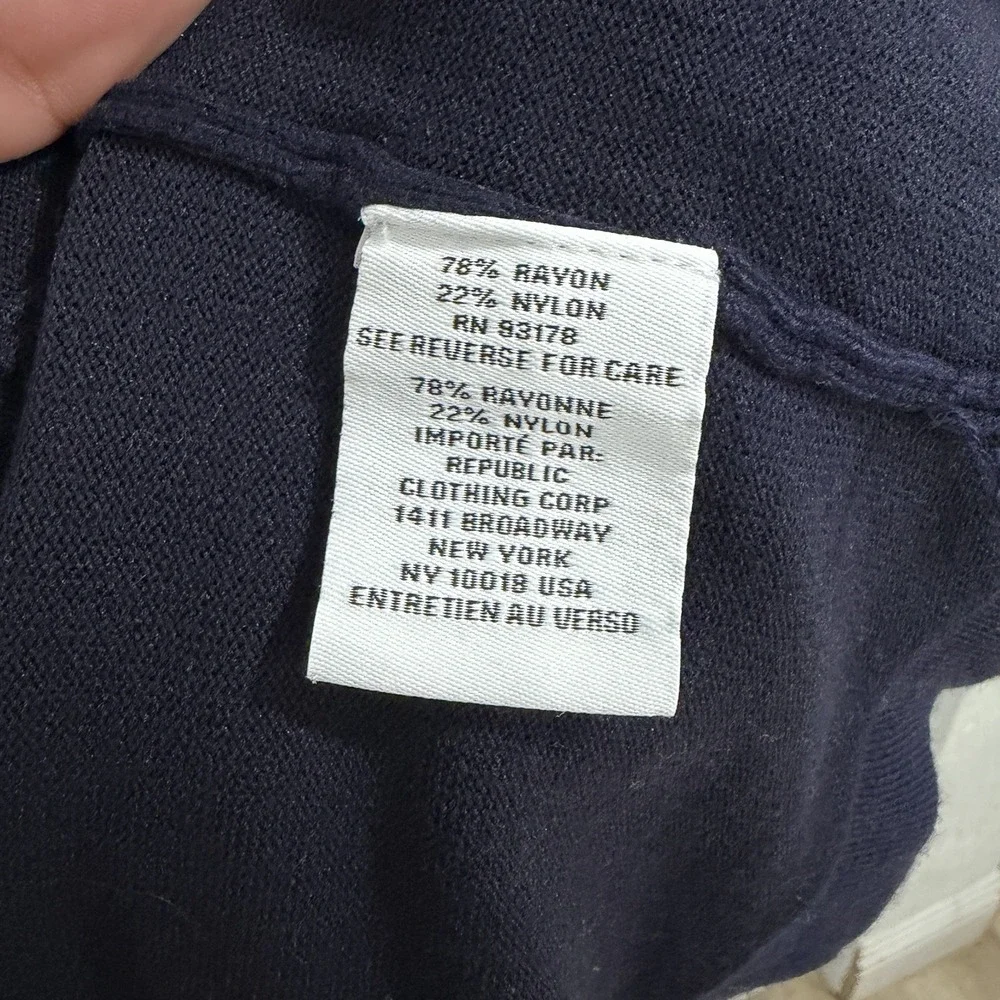 Women's Magaschoni‎ Medium M Blue Cardigan
